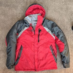 Columbia Red and Gray Jacket
